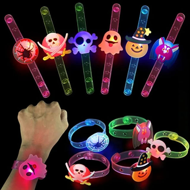 (5x) Glowing Halloween Bracelets